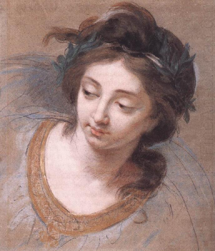 VIGEE-LEBRUN, Elisabeth Woman's Head iy china oil painting image
